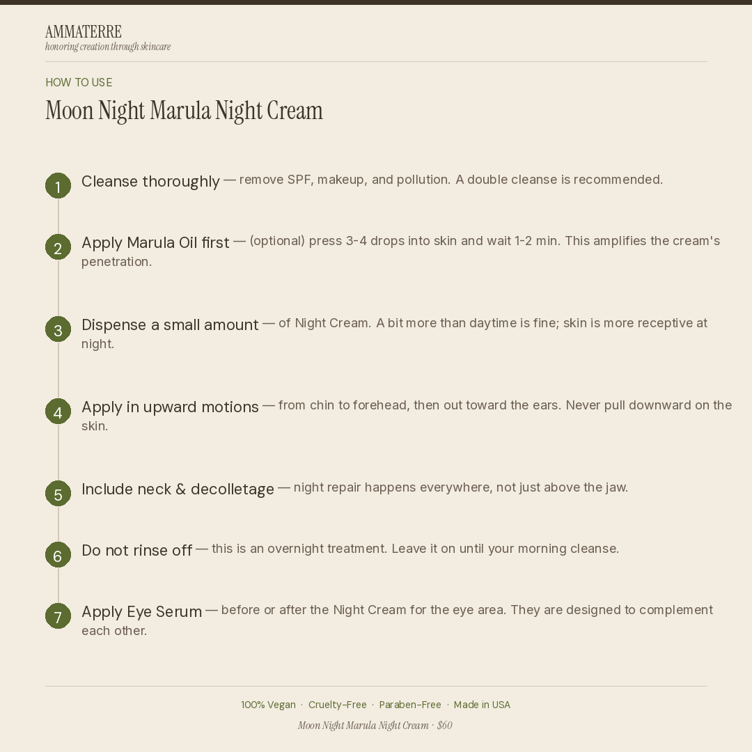MOON NIGHT MARULA - Crema de Noche