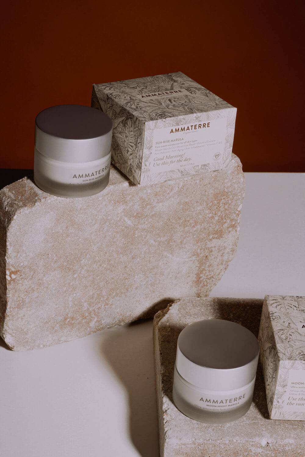 SUN RISE & MOON NIGHT MARULA - Day Cream and Night Cream