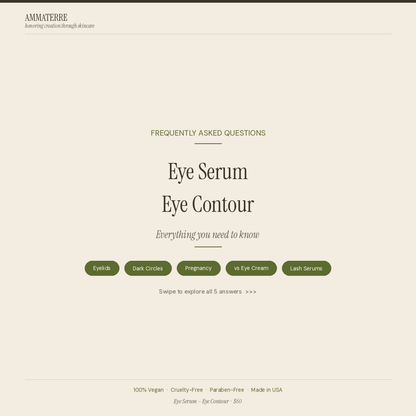EYE SERUM - Eye Contour