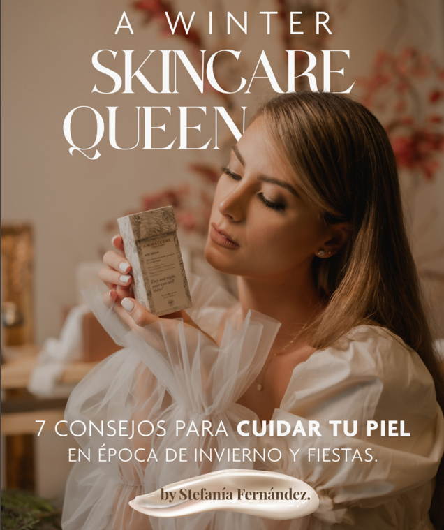 A winter skincare queen